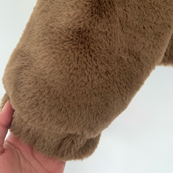 ZARA | Faux fur hooded bomber jacket,NWOT. - Picture 4 of 6